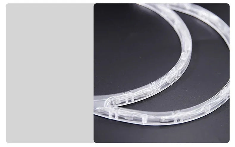 ZacheLuxe™ Celestial Glow: Luminous Floating Window Silhouette Ornaments